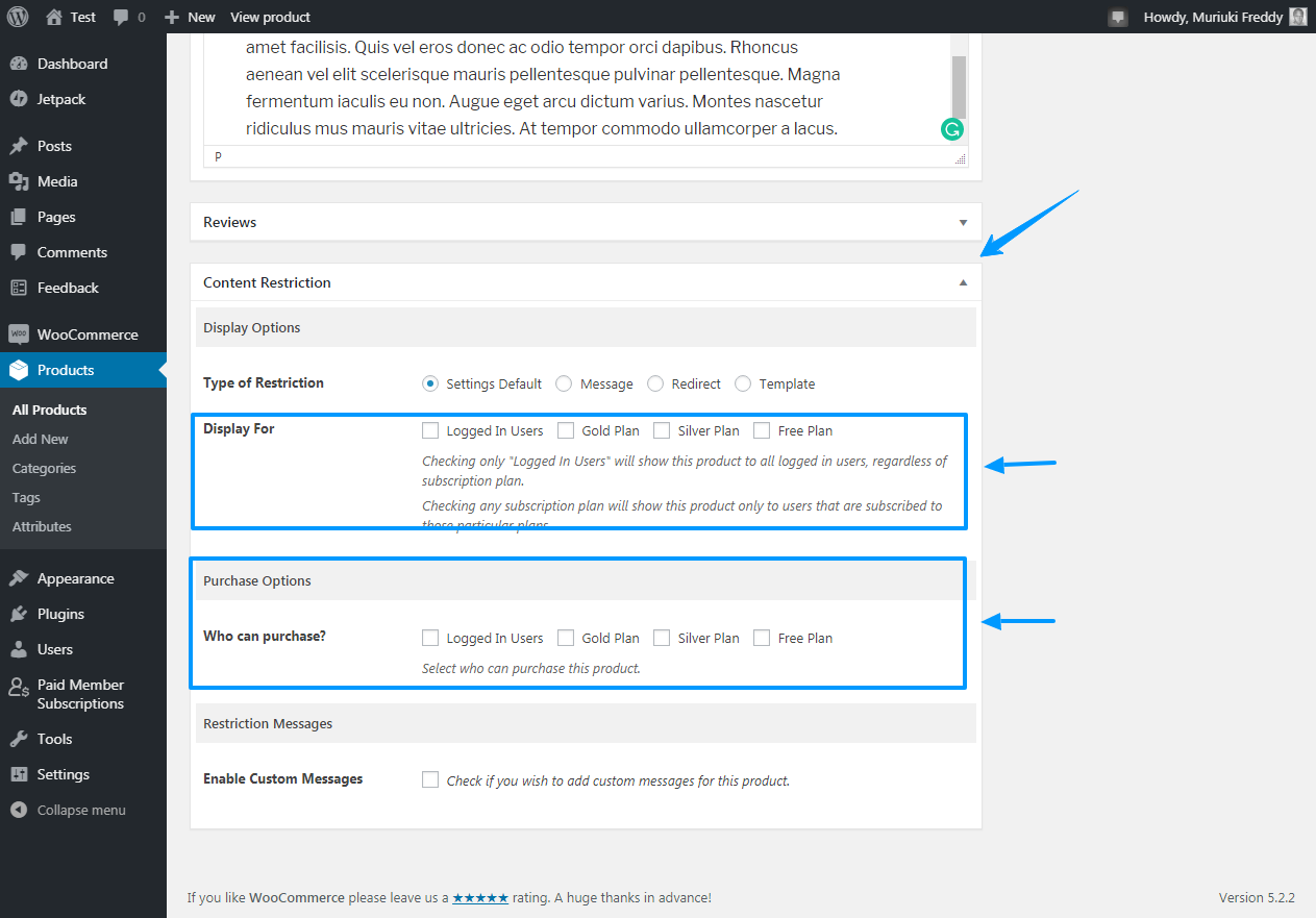 restrict woocommerce product viewing and purchase