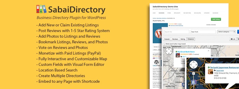 Sabai Directory Plugin for WordPress