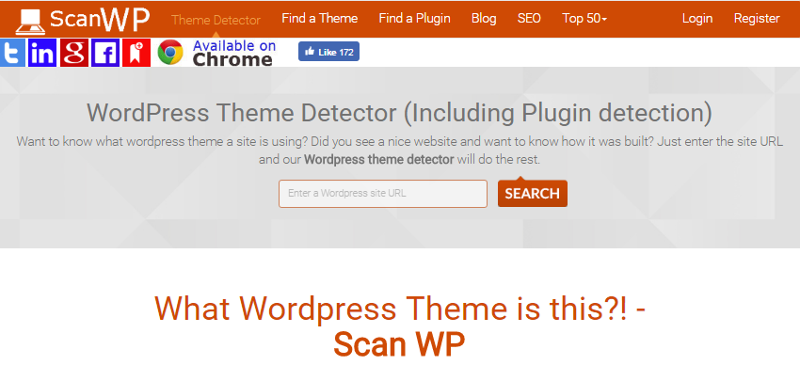 The ScanWP homepage