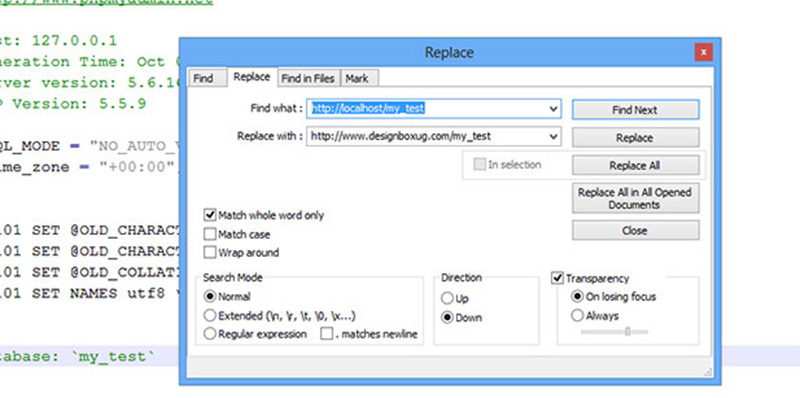 Modify file paths