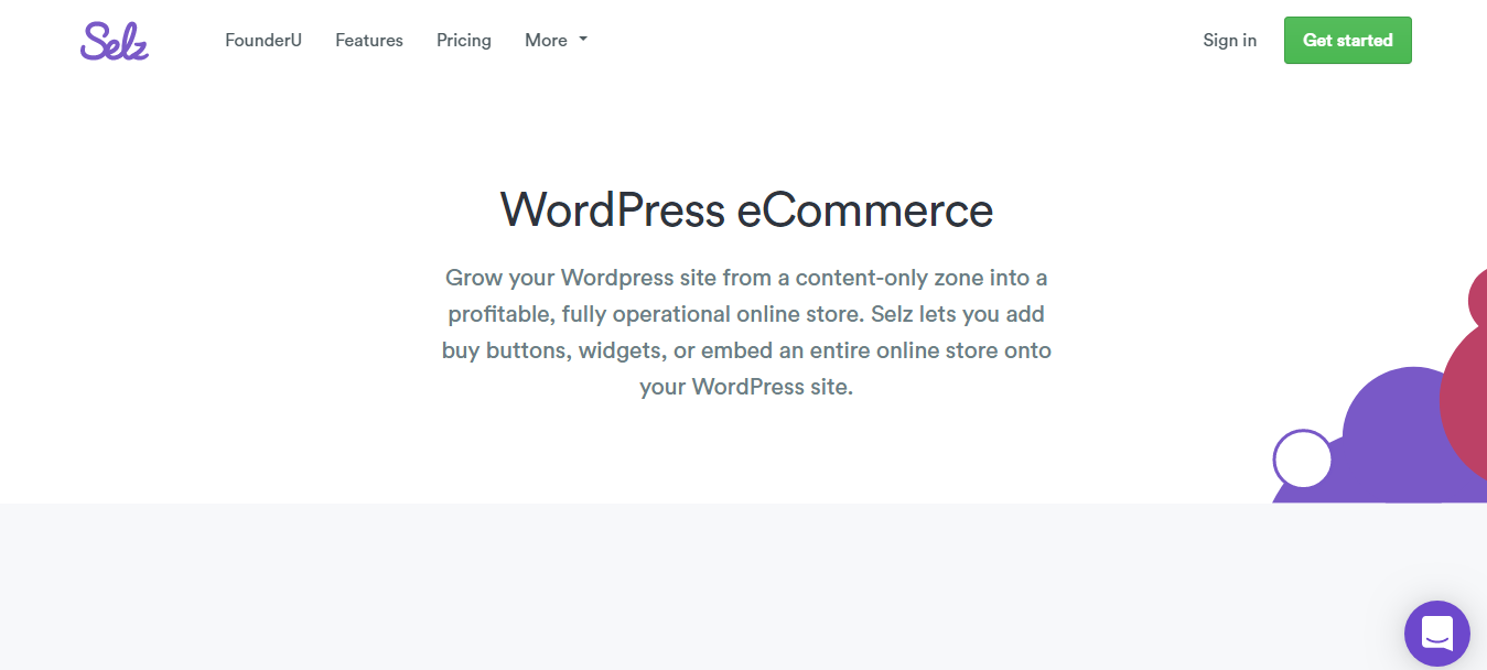 selz wordpress ecommerce