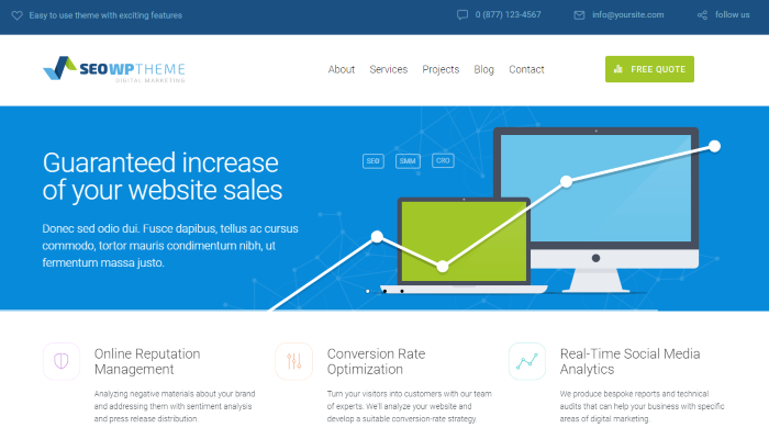 SEO WP - Tema de WordPress para agencias digitales