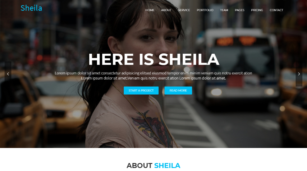 Sheila Material Design Agency WordPress Theme