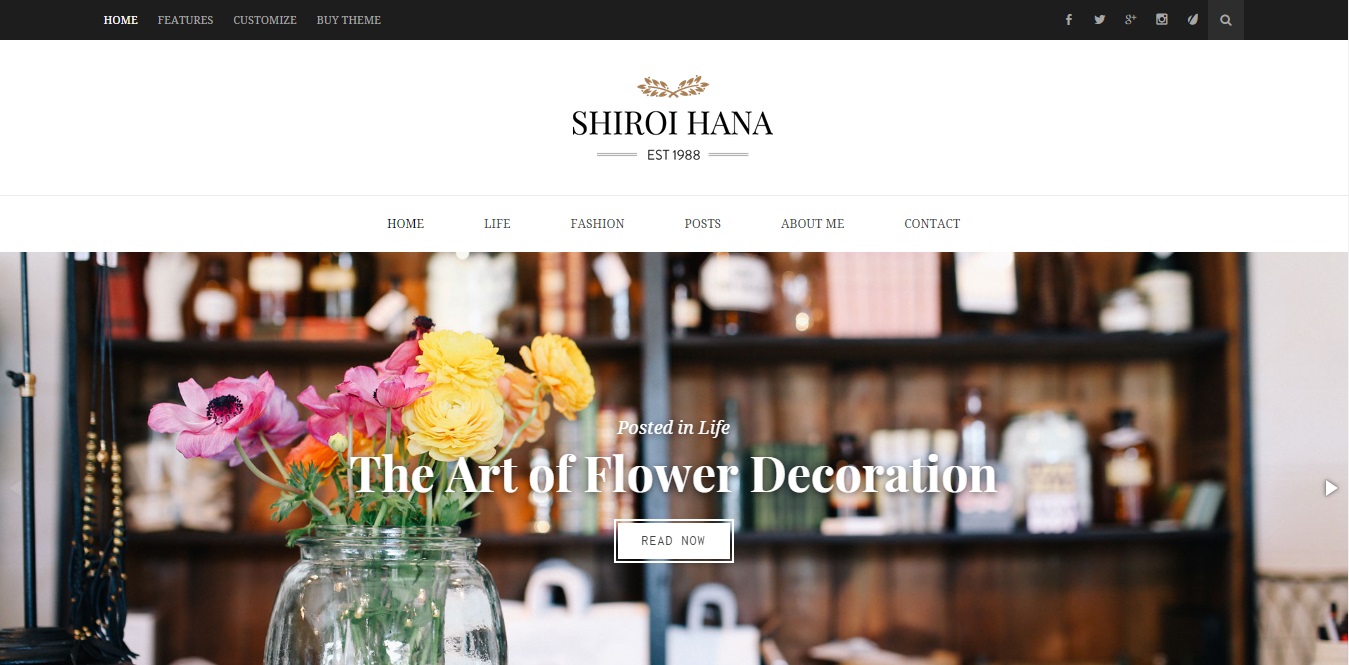 shiroi hanatheme