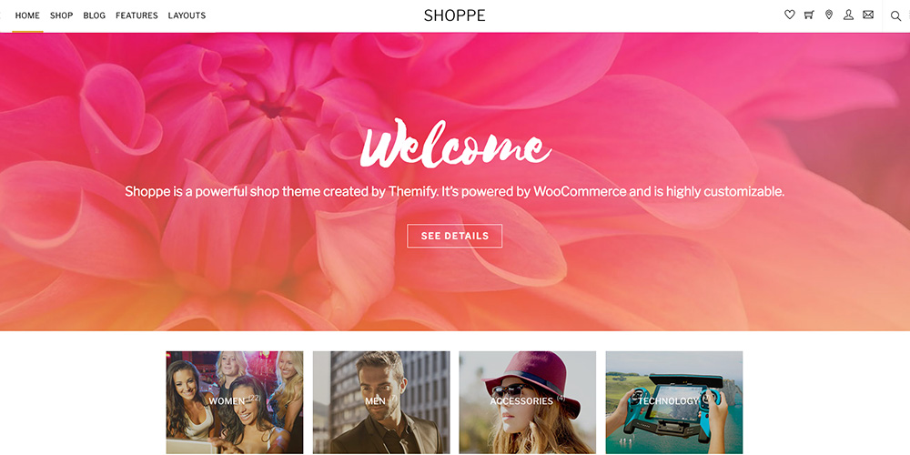 Shoppe WooCommerce WordPress Theme