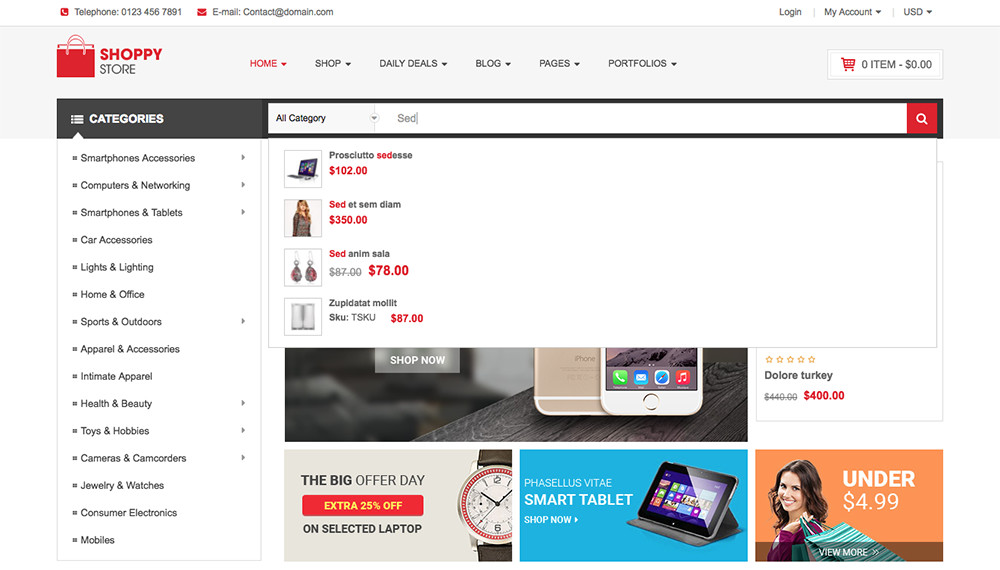 Consejos simples de WooCommerce: ShoppyStore Ajax Live Search