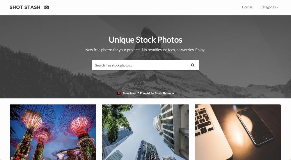 Shotstash fotos de stock de alta resolución gratis wpexplorer