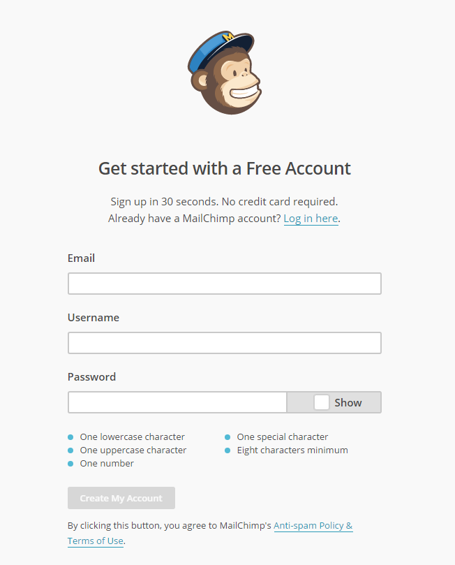 The MailChimp Signup Form