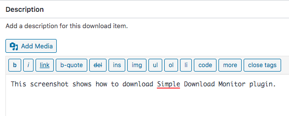 Simple Download Monitor: Details