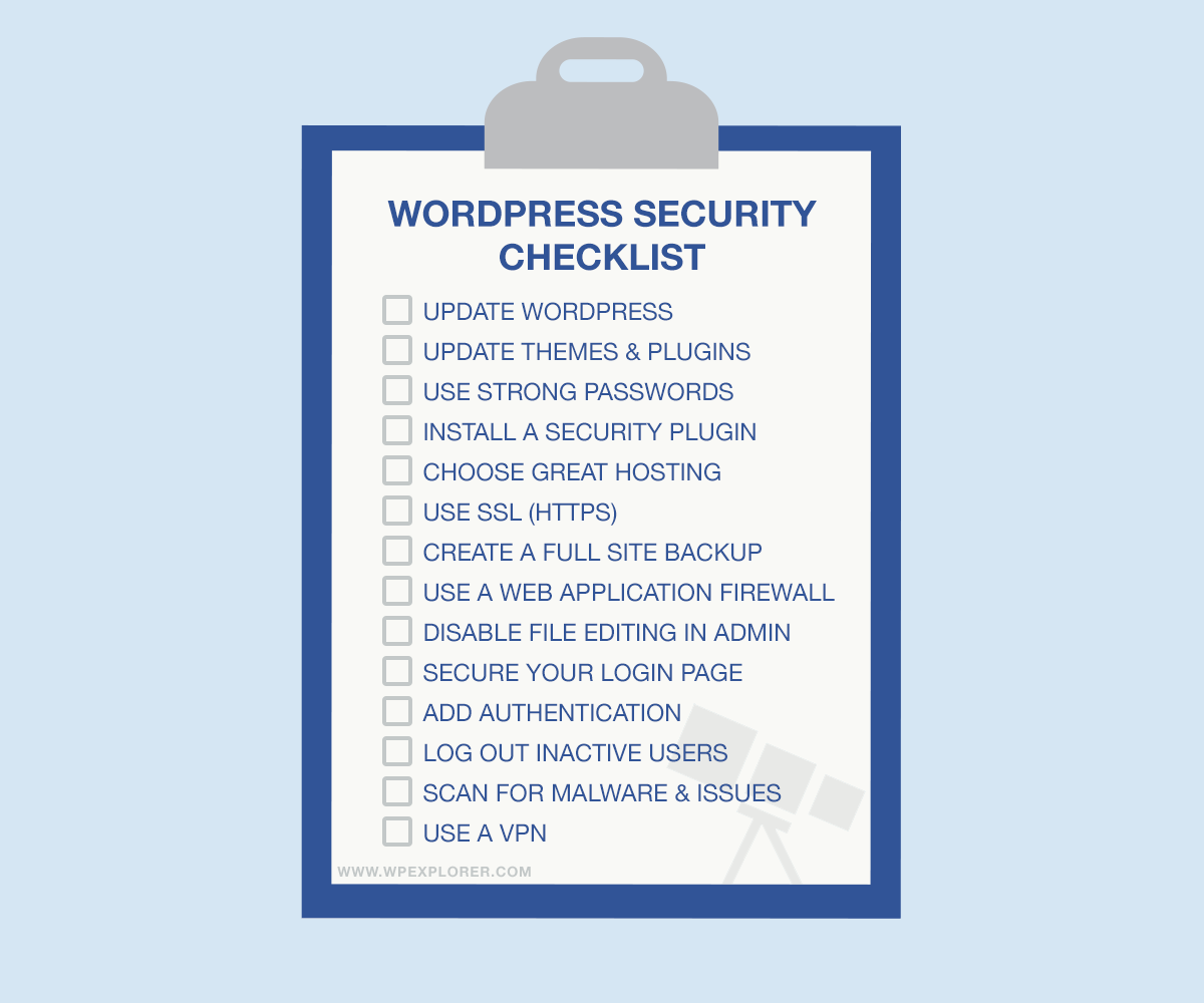Simple WordPress Security Checklist