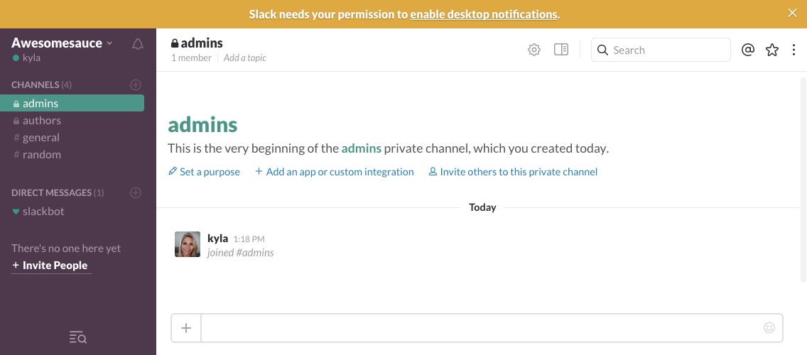 Slack Channels