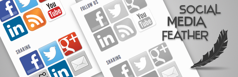 Social Media Feather Sharing Buttons Plugins for WordPress