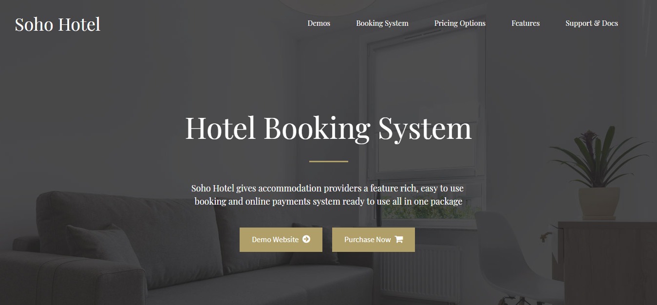 soho hotel wordpress theme