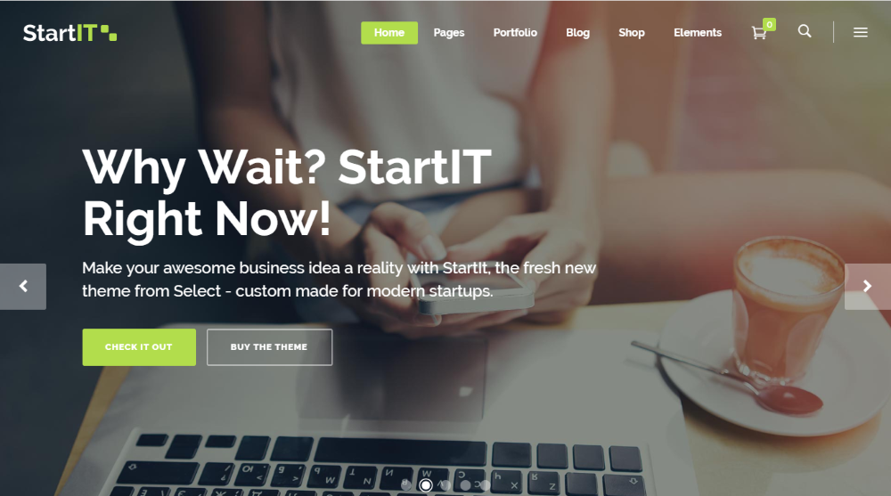Startit Startup Business WordPress Theme