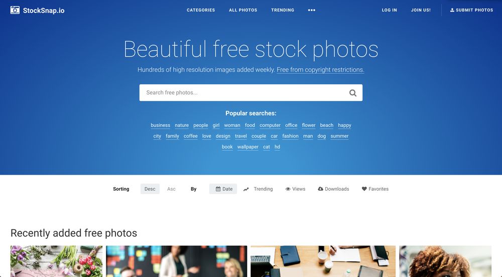 stocksnap.io free high-resolution stock photos wpexplorer