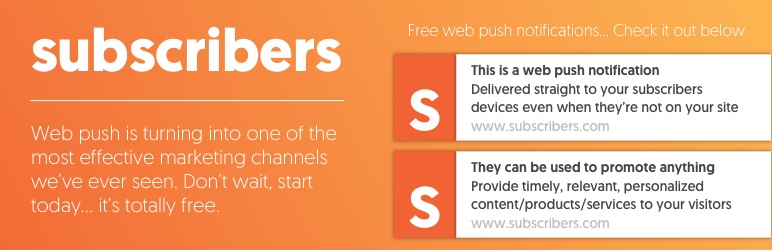 Subscribers Push Notification Plugin