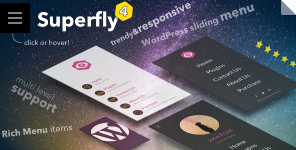 Superfly - отзывчивый плагин меню WordPress