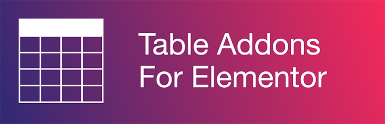 Table Addons for Elementor