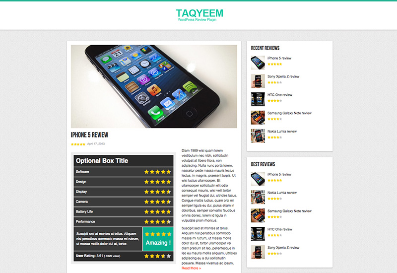 taqyeem-ratings-reviews-plugin