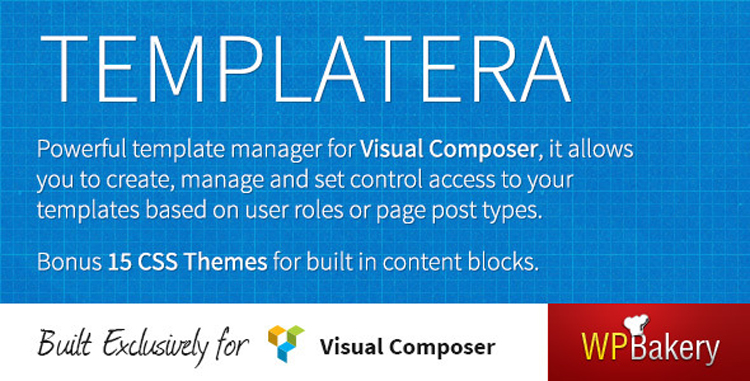 Templatera Template Manager for Visual Composer
