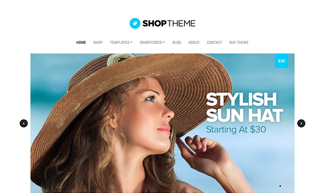 The Shop E-Commerce WordPress Theme