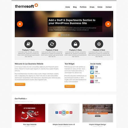ThemeSoft Premium Responsive Portfolio WordPress Theme - WPExplorer