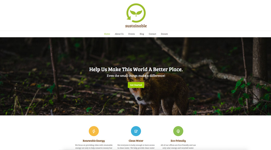 Total Eco Nonprofit WordPress Theme Demo