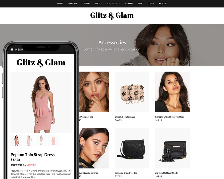 Total Glitz&Glam WooCommerce Store