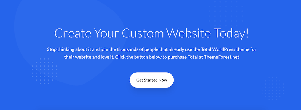 Total Landing Page CTA