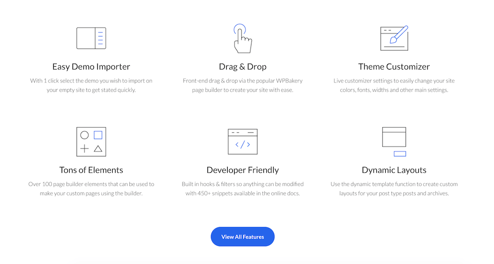 Total Landing Page Features