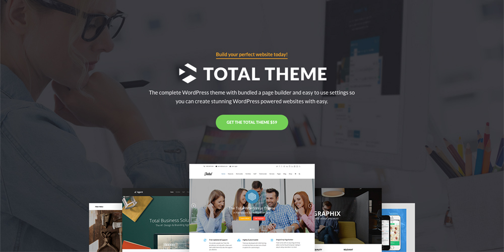 Total Drag & Drop WordPress Theme