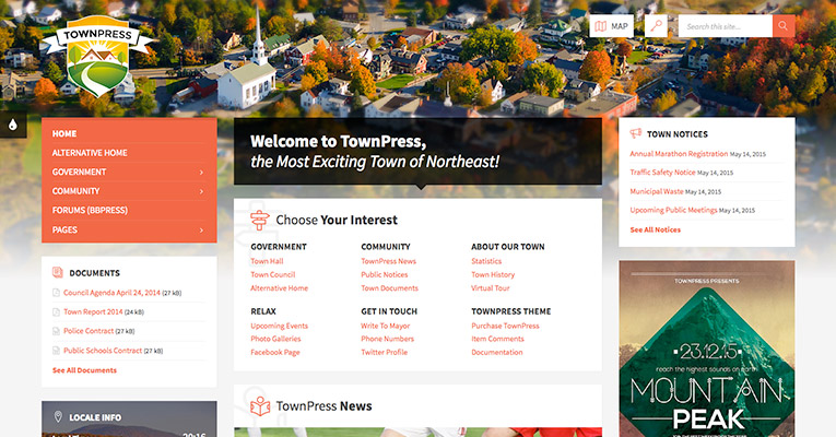 townpress-municipality-wordpress-theme