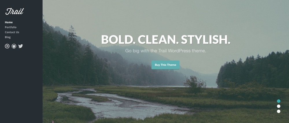 Best Minimal WordPress Themes: Trail