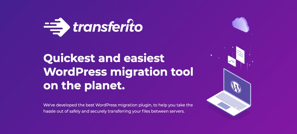 Plugin de migration WordPress Transferito