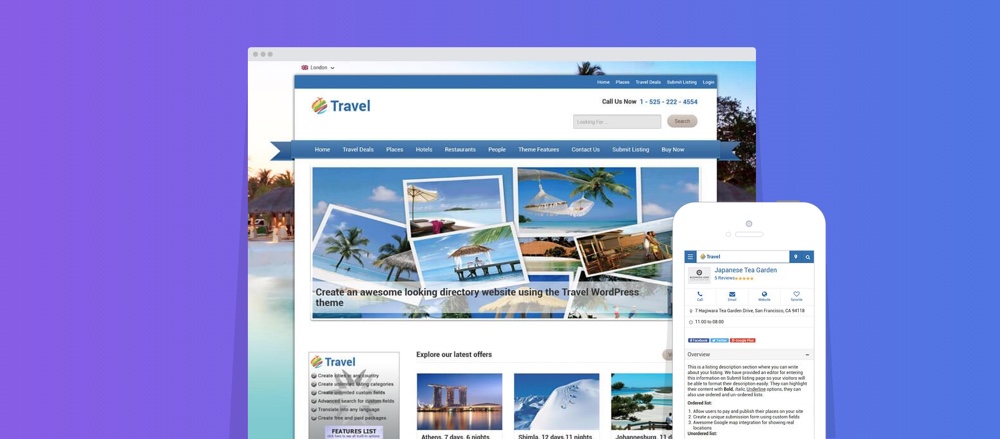 Travel Deals Directory Child WordPress Theme