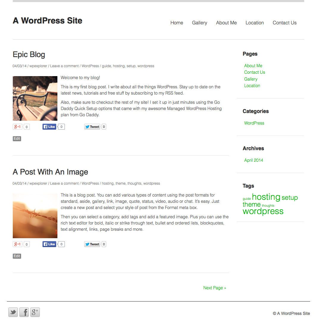 GoDaddy Quick Setup: Your Website With Tweaks