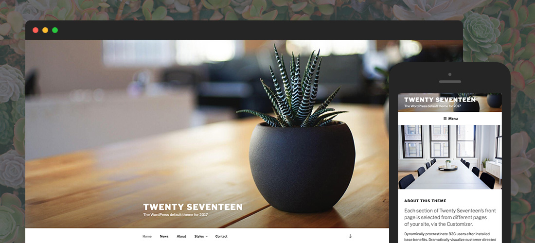 Twenty Seventeen WordPress Theme