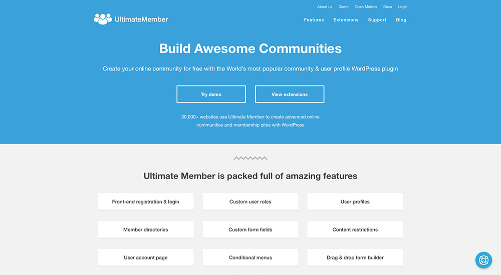 Ultimate Member: Total WordPress Theme