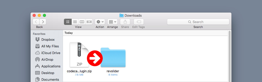 Unzip Plugin Folder to Upload via FTP