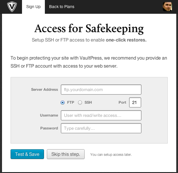vaultpress_access
