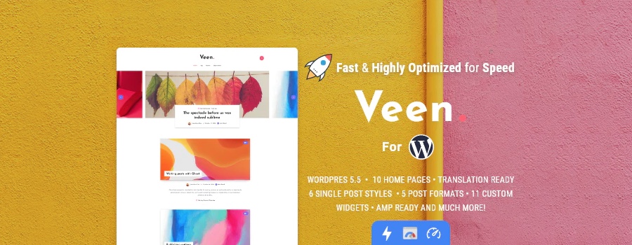 Veen - Minimal & Lightweight Blog