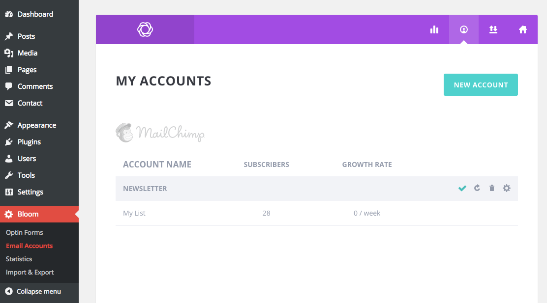 Bloom: Email Account Management