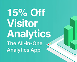 Visitor Analytics 15% Off Coupon