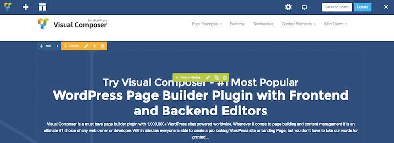 Visual Composer plugin