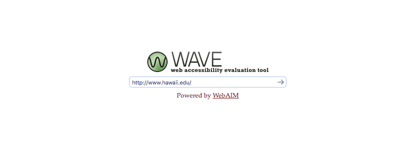 WAVE web accessibility evaluation tool