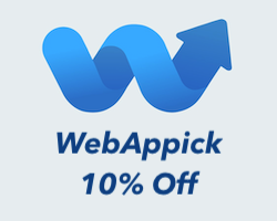 WebAppick 10% Off Coupon