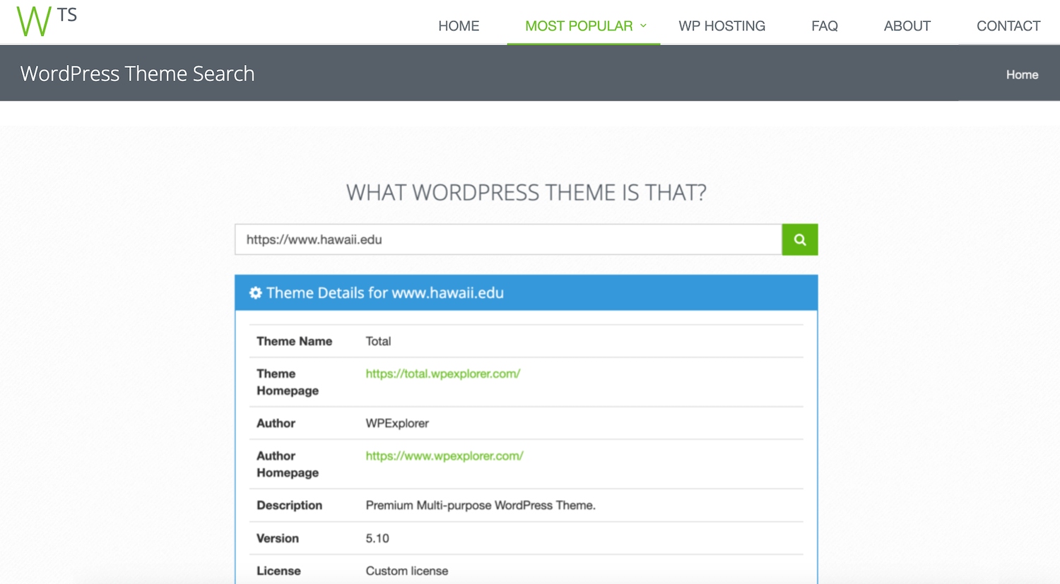 What WordPress Theme Is That