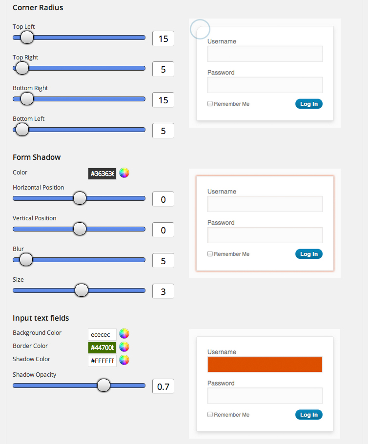 Login Options