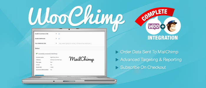 WooChimp WooCommerce Премиум Плагин Интеграции MailChimp