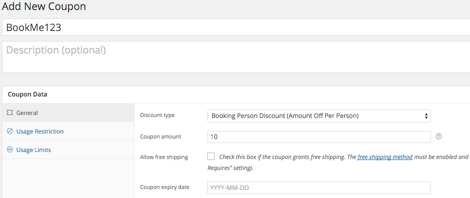 woocommerce custom coupon code